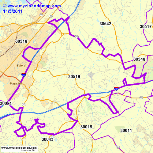map of 30519