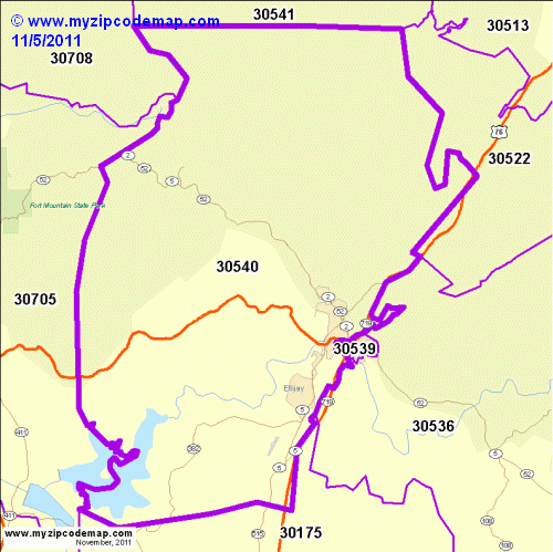 map of 30540