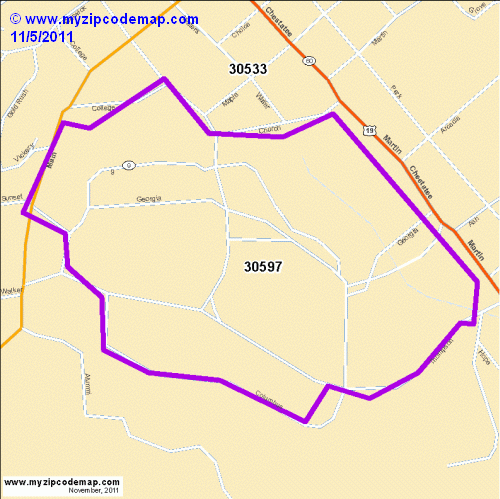 map of 30597