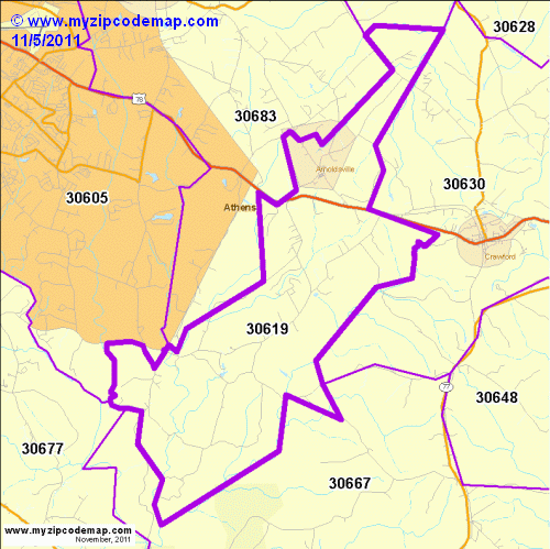 map of 30619