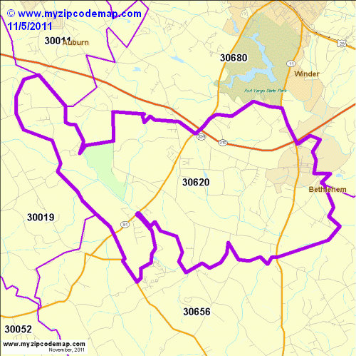 map of 30620
