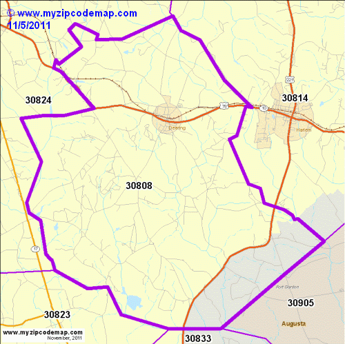 map of 30808