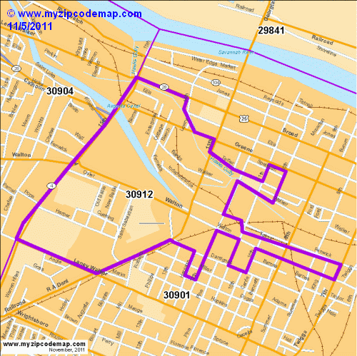 map of 30912