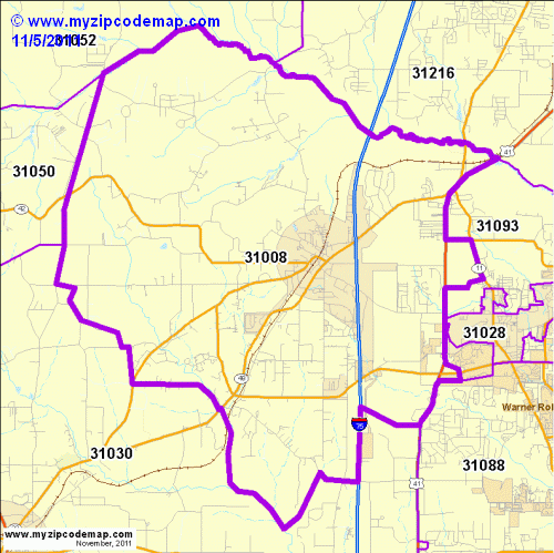 map of 31008