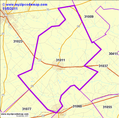 map of 31011