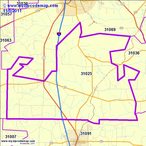 map of 31025