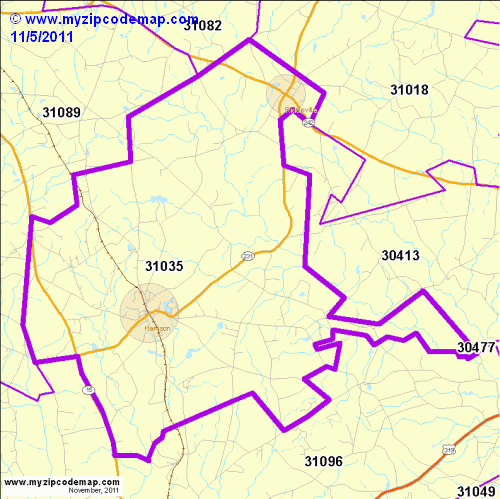map of 31035