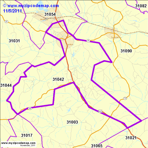 map of 31042