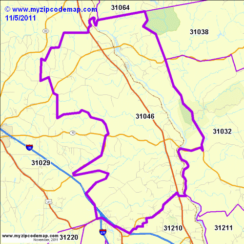 map of 31046