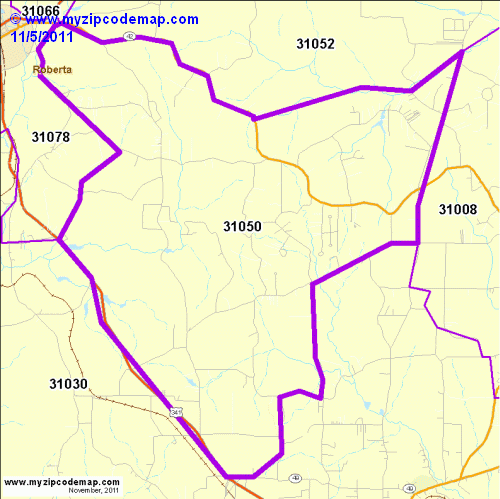 map of 31050