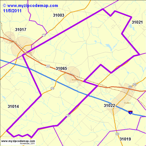map of 31065