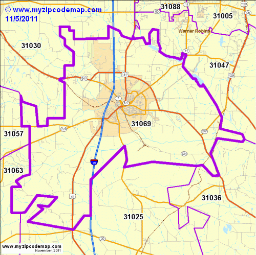 map of 31069