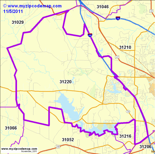 map of 31220