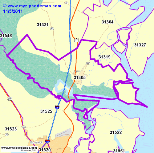 map of 31305