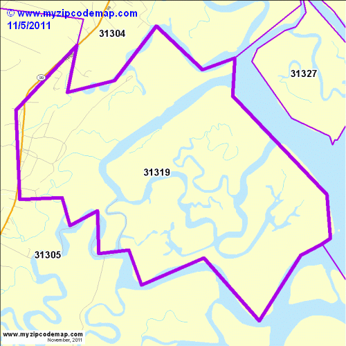 map of 31319