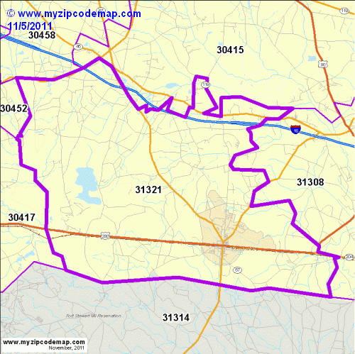 map of 31321