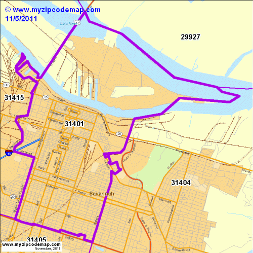 map of 31401