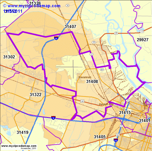 map of 31408