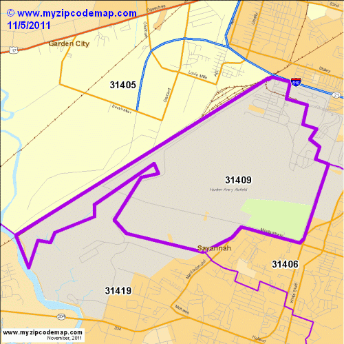 map of 31409