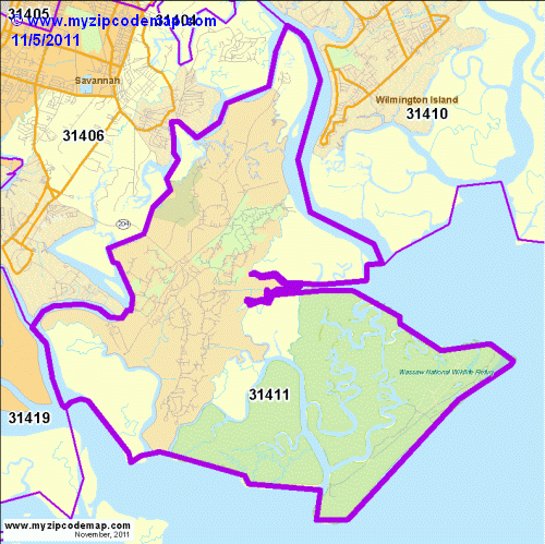 map of 31411