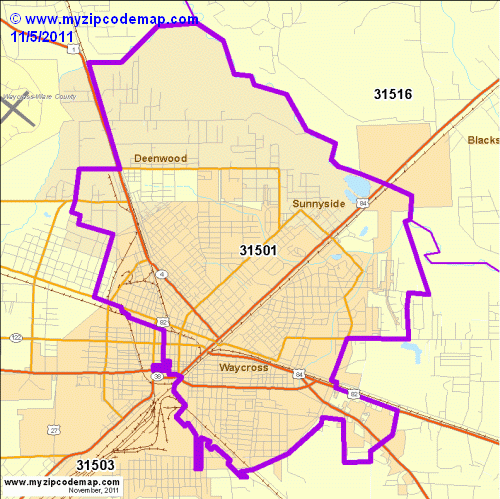 map of 31501