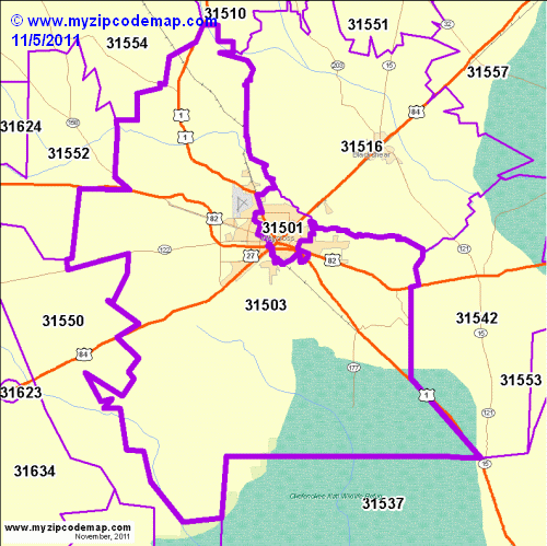 map of 31503