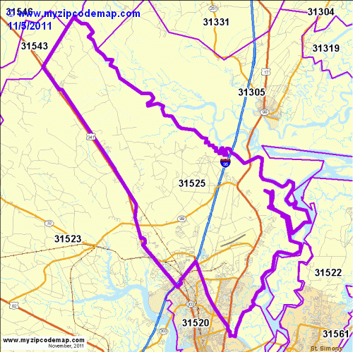 map of 31525