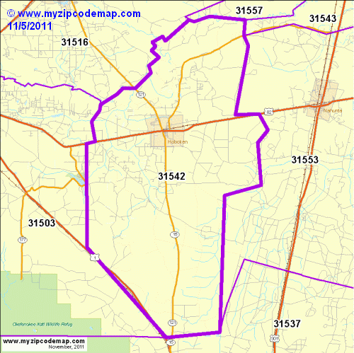 map of 31542