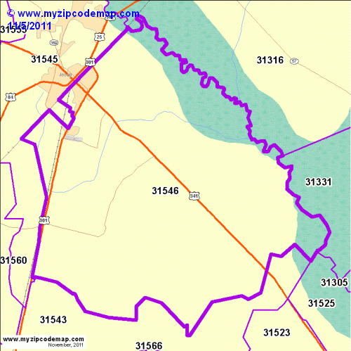 map of 31546