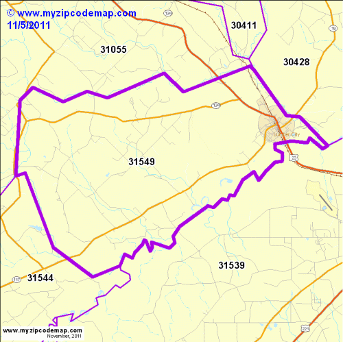 map of 31549