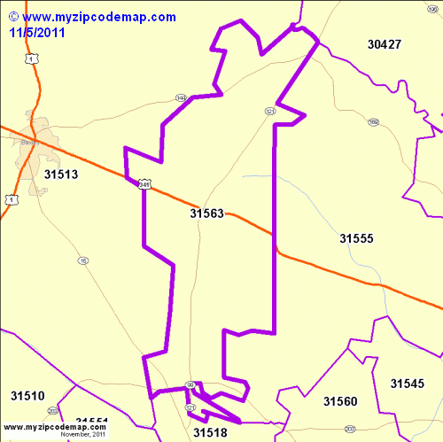 map of 31563