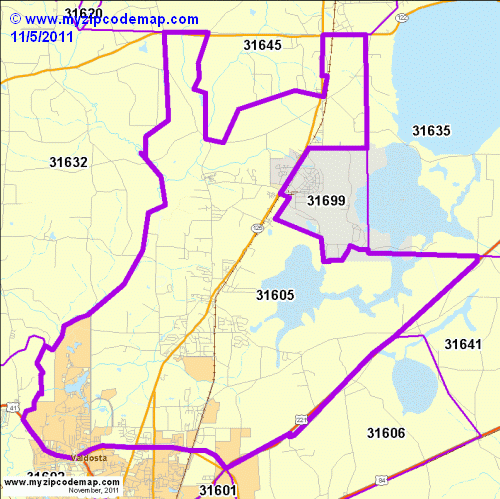 map of 31605