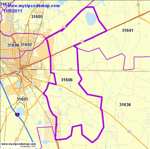 map of 31606