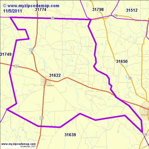 map of 31622
