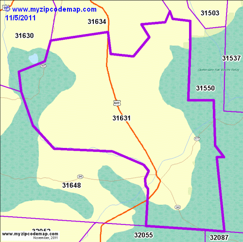 map of 31631
