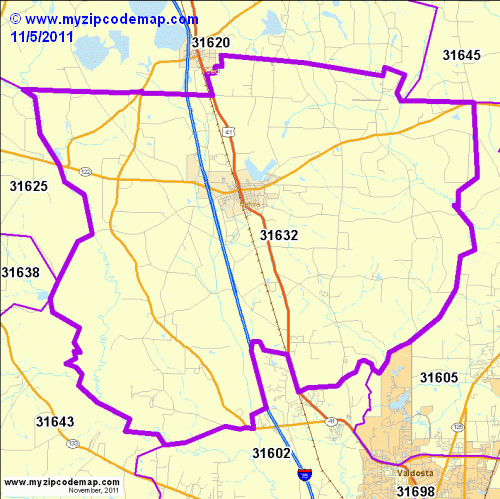 map of 31632