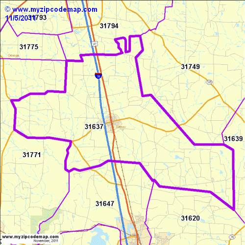 map of 31637
