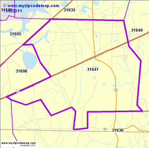 map of 31641