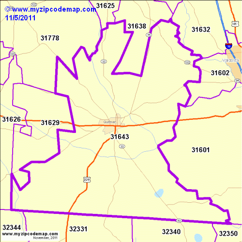 map of 31643