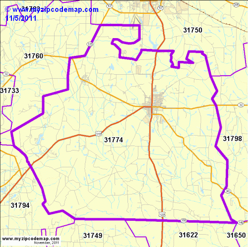 map of 31774