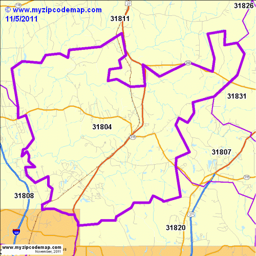 map of 31804