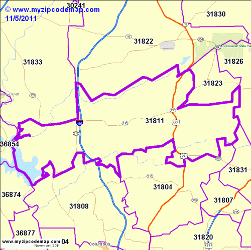 map of 31811