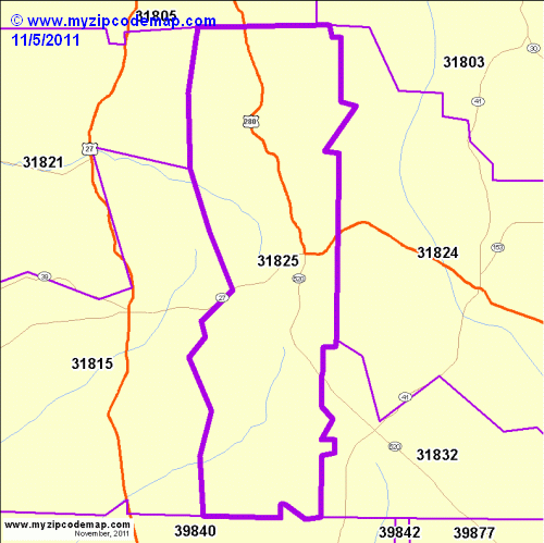 map of 31825