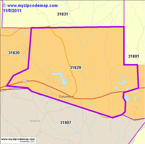 map of 31829