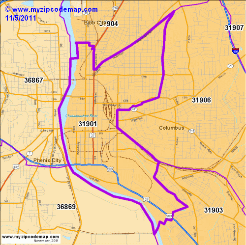 map of 31901