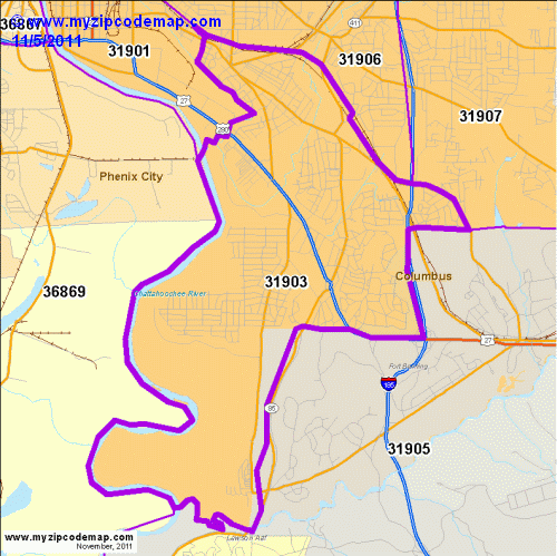 map of 31903