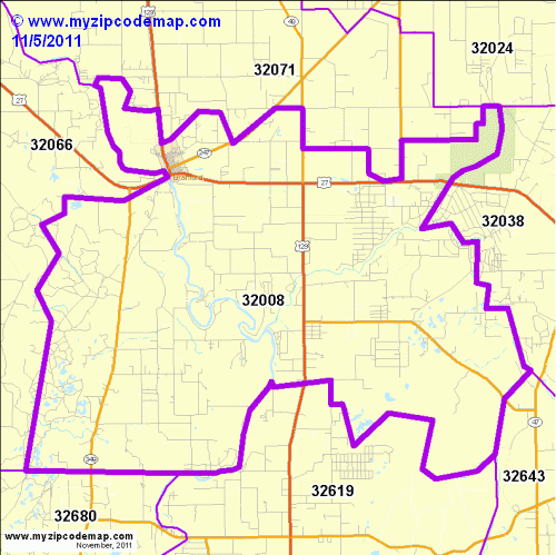 map of 32008
