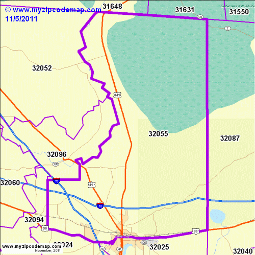 map of 32055