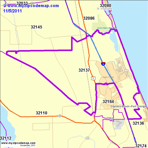 map of 32137