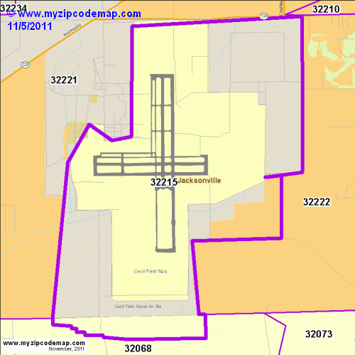 map of 32215